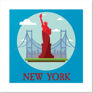 New York City NYC Manhattan I Love NYC Visitor Tourist Travellers Tee Posters and Art